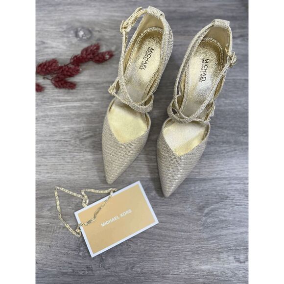 MICHAEL Michael Kors Women's Adela Pump Heels - Sand 7M - Picture 5 of 10